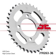 Pignon JT Sprockets 428 36Z, diamètre intérieur 54 mm, cercle de boulons 70 mm pour FKM Mini Scrambler 125 ccm Année 2019 - 2021