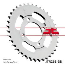 Kettenrad JT Sprockets 428 38Z Innendurchmesser 54mm Lochkreis 70mm für FKM Mini Scrambler 125 ccm Bj. 2019 - 2021