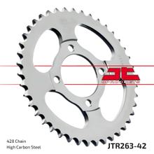 Pignon JT Sprockets 428 42Z, diamètre intérieur 54 mm, cercle de boulons 70 mm pour FKM Mini Scrambler 125 ccm Année 2019 - 2021