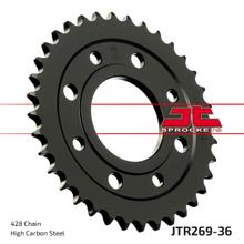 Pignon JT Sprockets 428 36Z, diamètre intérieur 58 mm, cercle de boulons 90 mm pour Kymco Zing K-Pipe, Daelim VC Advance VT VS Brixton Crossfire Honda