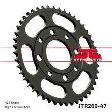 Kettenrad JT Sprockets 428 47Z Innendurchmesser 58mm Lochkreis 90mm für Kymco Zing K-Pipe, Daelim VC Advance VT VS Brixton Crossfire Honda MSX Roadwin