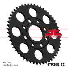 Kettenrad JT Sprockets 428 52Z vnitřní průměr 58mm rozteč otvorů 90mm pro Kymco Zing K-Pipe, Daelim VC Advance VT VS Brixton Crossfire Honda MSX Roadwin