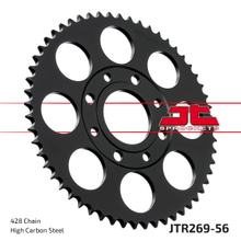 Kettenrad JT Sprockets 428 56Z vnitřní průměr 58mm rozteč otvorů 90mm pro Kymco Zing K-Pipe, Daelim VC Advance VT VS Brixton Crossfire Honda MSX Roadwin