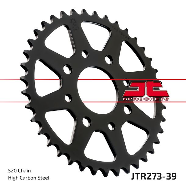 Kettenrad JT Sprockets 520 39Z Innendurchmesser 58mm Lochkreis 90mm für KTM Duke, Honda XL V Varadero VT C Shadow 125 - 250 ccm
