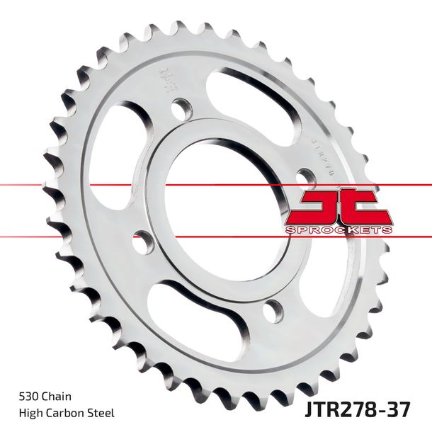 Kettenrad JT Sprockets 530 37Z Innendurchmesser 70mm Lochkreis 105mm für Honda CJ T CB Four K G 250 - 400 ccm Bj. 1970 - 1979