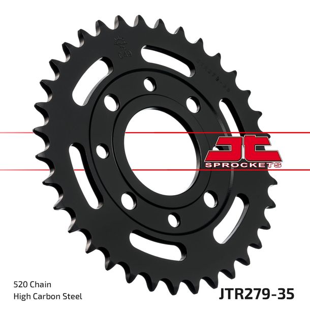 Kettenrad JT Sprockets 520 35Z Innendurchmesser 58mm Lochkreis 90mm für Honda CB Two-Fifty B CMX Rebel CM C 200 / 250 ccm