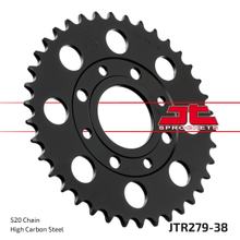 Pignon JT Sprockets 520 38Z, diamètre intérieur 58 mm, cercle de boulons 90 mm pour Honda CB Two-Fifty B CMX Rebel CM C 200 / 250 ccm