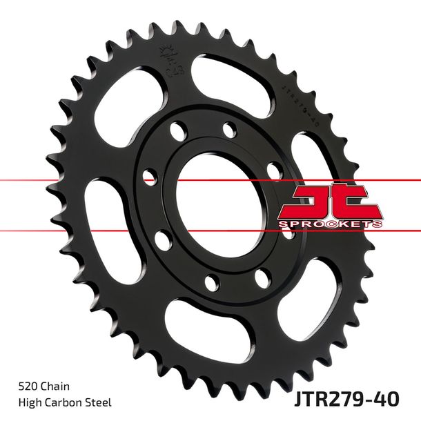 JT Sprockets 520 40Z sprocket inner diameter 58mm bolt circle 90mm for Honda CB Two-Fifty B CMX Rebel CM C 200 / 250 ccm