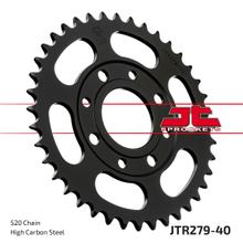 Pignon JT Sprockets 520 40Z, diamètre intérieur 58 mm, cercle de boulons 90 mm pour Honda CB Two-Fifty B CMX Rebel CM C 200 / 250 ccm