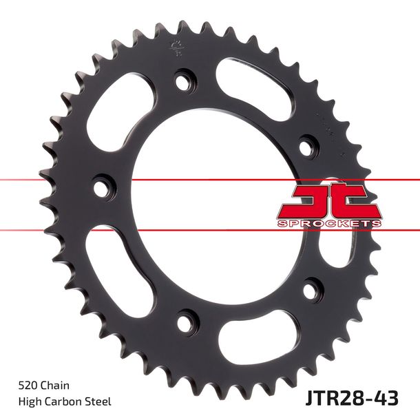 Pignone JT Sprockets 520 43Z, diametro interno 116 mm, circonferenza 150 mm per Aprilia RS 250 ccm Anno 1995