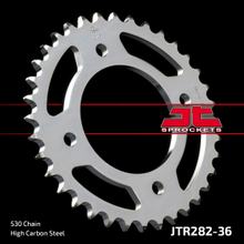 Pignon JT Sprockets 530 36T, diamètre intérieur 94 mm, cercle de boulons 124 mm pour Honda CB K2 K3 Four 500 / 550 ccm Année 1971 - 1978