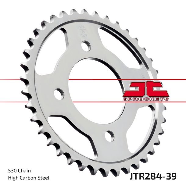 JT Sprockets 530 39T sprocket inner diameter 80mm bolt circle 110mm for Honda CB K1 - K6 F2 SC Nighthawk 650 / 750 ccm Year 1969 - 1983