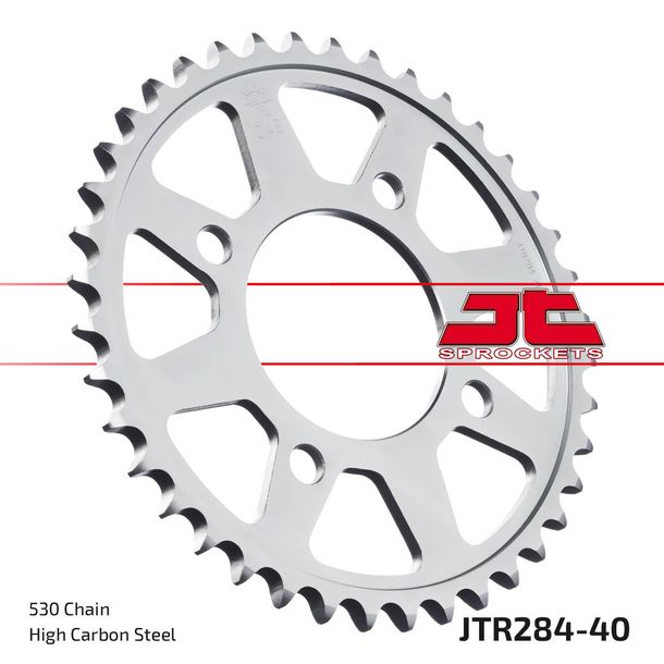 JT Sprockets 530 40Z sprocket inner diameter 80mm bolt circle 110mm for Honda CB K1 - K6 F2 SC Nighthawk 650 / 750 ccm Year 1969 - 1983