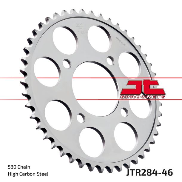 JT Sprockets 530 46Z sprocket inner diameter 80mm bolt circle 110mm for Honda CB K1 - K6 F2 SC Nighthawk 650 / 750 ccm Year 1969 - 1983