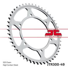 Kettenrad JT Sprockets 525 49Z vnitřní průměr 130mm rozteč otvorů 150mm pro Yamaha FZ 8 Fazer S SA, Honda XL V Transalp 600 - 900 ccm r. v. 1987 - 2016