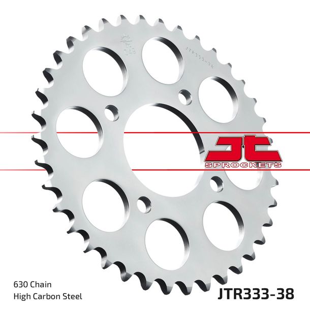 JT Sprockets 630 38Z tandwiel binnendiameter 80 mm boutcirkel 110 mm voor Honda CB F1 A Four F2 750 cc bouwjaar 1977 - 1979