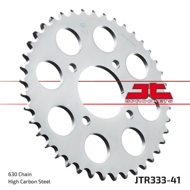 Piñón JT Sprockets 630 41Z, diámetro interior 80 mm, círculo de perno 110 mm para Honda CB F1 A Four F2 750 ccm Año 1977 - 1979
