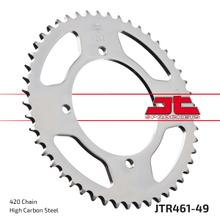 Pignon JT Sprockets 420 49Z, diamètre intérieur 100 mm, cercle de boulons 116 mm pour Kawasaki KX 80 / 85 ccm Année 1986 - 2022