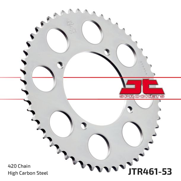 Kettenrad JT Sprockets 420 53Z Innendurchmesser 100mm Lochkreis 116mm für Kawasaki KX 80 / 85 ccm Bj. 1986 - 2021