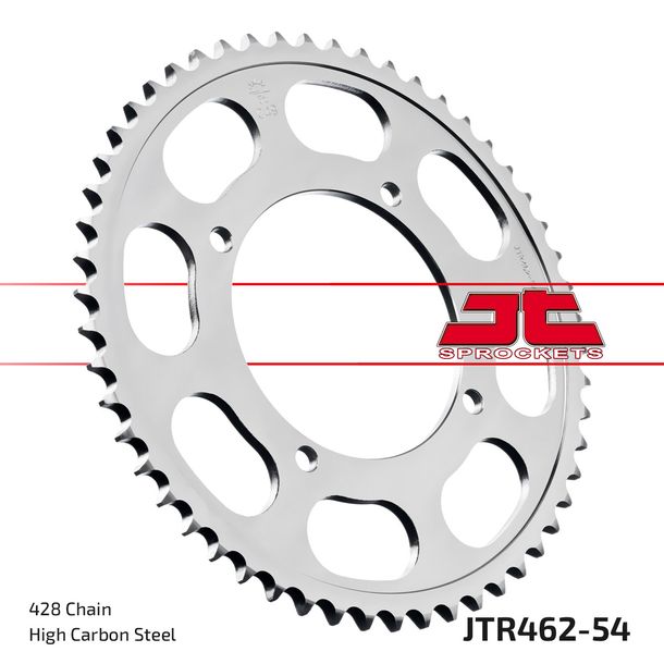 JT Sprockets 428 54Z sprocket inner diameter 100mm bolt circle 116mm for Kawasaki KX 80 / 85 ccm Year 1986 - 2014