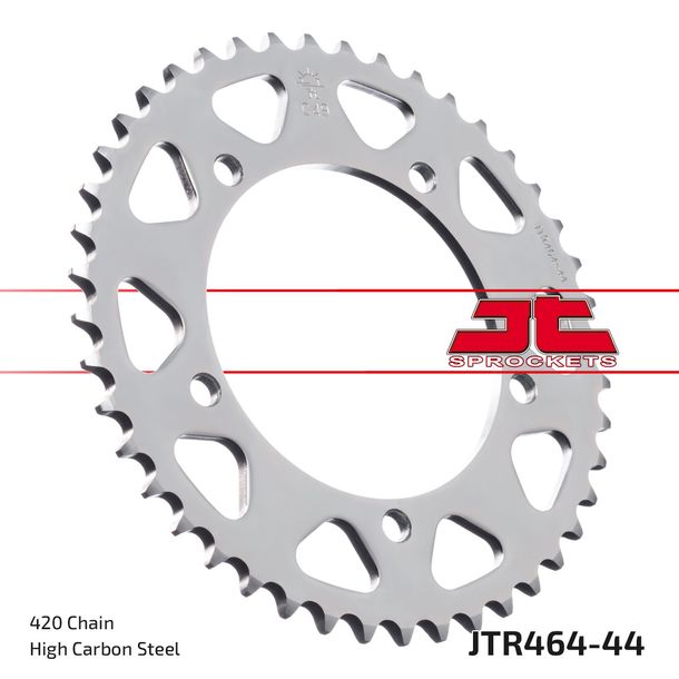 Kettenrad JT Sprockets 420 44Z Innendurchmesser 100mm Lochkreis 116mm für Kawasaki KX 60 / 80 ccm Bj. 1983 - 1999