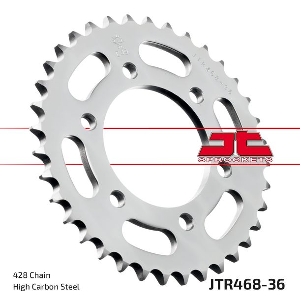 Kettenrad JT Sprockets 428 36Z Innendurchmesser 68mm Lochkreis 86mm für Kawasaki BN A Eliminator 125 ccm Bj. 1998 - 2007