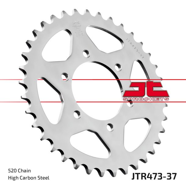 Pignon JT Sprockets 520 37Z, diamètre intérieur 68 mm, cercle de boulons 86 mm pour Kawasaki Z S2 MACH II G Ltd C LTD 200 - 350 ccm Année 1972 - 1984