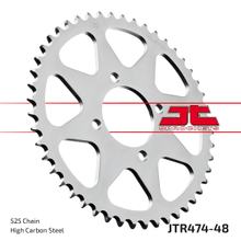 Kettenrad JT Sprockets 525 48Z Innendurchmesser 70mm Lochkreis 92mm für Kawasaki Z SL S1 Ninja R KH MACH I 250 ccm Bj. 1971 - 2017