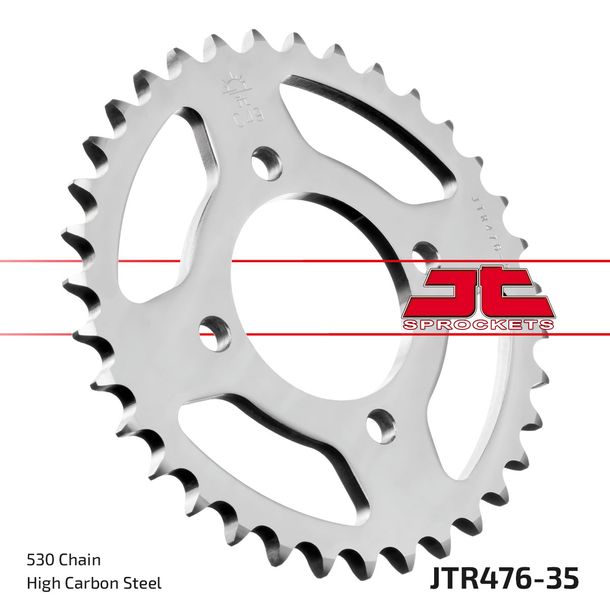 JT Sprockets 530 35Z sprocket inner diameter 70mm bolt circle 92mm for Kawasaki Z J S3 A Mach 2 KH 250 - 500 ccm Year 1974 - 1992