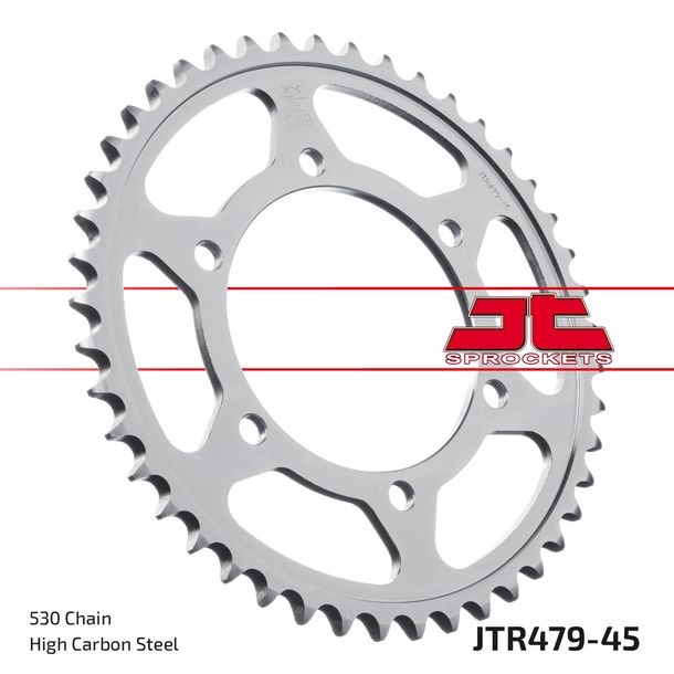 Kettenrad JT Sprockets 530 45Z für Yamaha YZF-R6 FZ1 Fazer N NA S SA, Suzuki GSX-R 600 - 1670 ccm Bj. 1985 - 2017