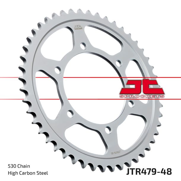 JT Sprockets 530 48T sprocket inner diameter 110mm bolt circle 130mm for Yamaha YZF-R6 FZ1 Fazer N NA S SA, Suzuki GSX-R 600 - 1670 ccm Year 1985 - 2017