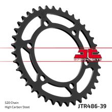 JT Sprockets 520 39Z tandwiel binnendiameter 110 mm boutcirkel 130 mm voor Yamaha YZF-R6, Suzuki GSX-R 250 - 1000 cc bouwjaar 1987 - 2022