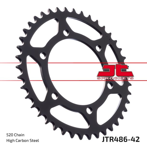 Pignon JT Sprockets 520 42Z pour Yamaha YZF-R6, Suzuki GSX-R 250 - 1000 ccm Année 1971 - 2022