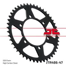JT Sprockets 520 47Z tandwiel binnendiameter 110 mm boutcirkel 130 mm voor Yamaha YZF-R6, Suzuki GSX-R 250 - 1000 cc bouwjaar 1987 - 2022