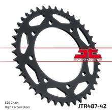 JT Sprockets 520 42Z tandwiel binnendiameter 120 mm boutcirkel 140 mm voor Kawasaki KLR Tengai KLE KLX W A 250 - 800 cc bouwjaar 1987 - 2022