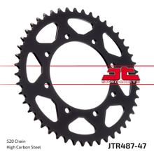 JT Sprockets 520 47Z tandwiel binnendiameter 120 mm boutcirkel 140 mm voor Kawasaki KLR Tengai KLE KLX W A 250 - 800 cc bouwjaar 1987 - 2022