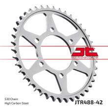 Kettenrad JT Sprockets 530 42Z Innendurchmesser 80mm Lochkreis 104mm für Kawasaki ZX-9R Ninja ZRX S R ZXR ZX-12 ZR A 400 - 1200 ccm Bj. 1976 - 2006