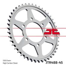 JT Sprockets 530 45Z tandwiel binnendiameter 80 mm boutcirkel 104 mm voor Kawasaki ZX-9R Ninja ZRX S R ZXR ZX-12 ZR A 400 - 1200 cc bouwjaar 1976 - 2006