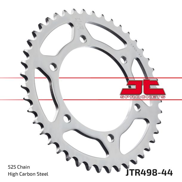 Kettenrad JT Sprockets 525 44Z Innendurchmesser 120mm Lochkreis 140mm für Kawasaki ZX-6R ZR-7 S, Suzuki GSX-R ZR Zephyr W 600 - 750 ccm Bj. 1991 - 2006