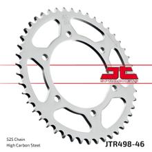 Pignon JT Sprockets 525 46Z, diamètre intérieur 120 mm, cercle de boulons 140 mm pour Kawasaki ZX-6R ZR-7 S, Suzuki GSX-R ZR Zephyr W 600 - 750 ccm Année 1991 - 2006