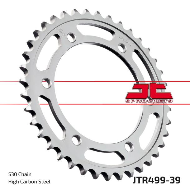 Kettenrad JT Sprockets 530 39Z Innendurchmesser 120mm Lochkreis 140mm für Kawasaki VN Classic ZZR, Suzuki GSX-R Hayabusa TL S 400 - 1300 ccm Bj. 1989 - 2007