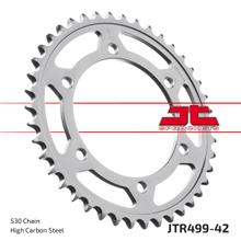 Pignon JT Sprockets 530 42T, diamètre intérieur 120 mm, cercle de boulons 140 mm pour Kawasaki VN Classic ZZR, Suzuki GSX-R Hayabusa TL S 400 - 1300 Année 1989 - 2007