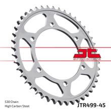 JT Sprockets 530 45Z tandwiel binnendiameter 120 mm boutcirkel 140 mm voor Kawasaki VN Classic ZZR, Suzuki GSX-R Hayabusa TL S 400 - 1300 cc bouwjaar 1989 - 2007