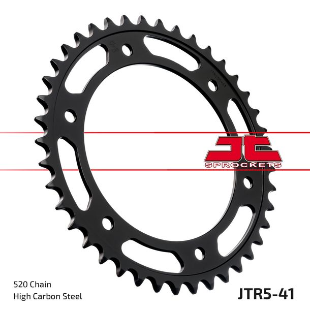 Kettenrad JT Sprockets 520 41Z Innendurchmesser 136mm Lochkreis 160mm für BMW F GS Dakar ST Twin, Aprilia Pegaso G R 310 - 650 ccm Bj. 1988 - 2022