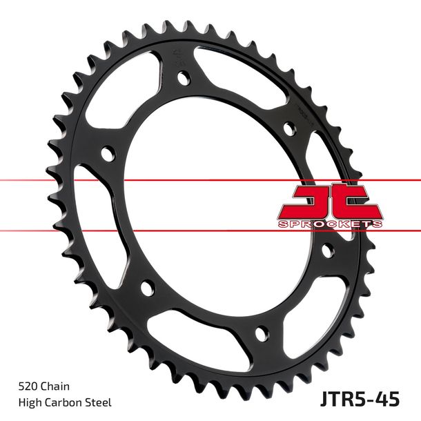 JT Sprockets 520 45Z sprocket inner diameter 136 mm bolt circle 160 mm for BMW F GS Dakar ST Twin, Aprilia Pegaso G R 310 - 650 ccm Year 1988 - 2022