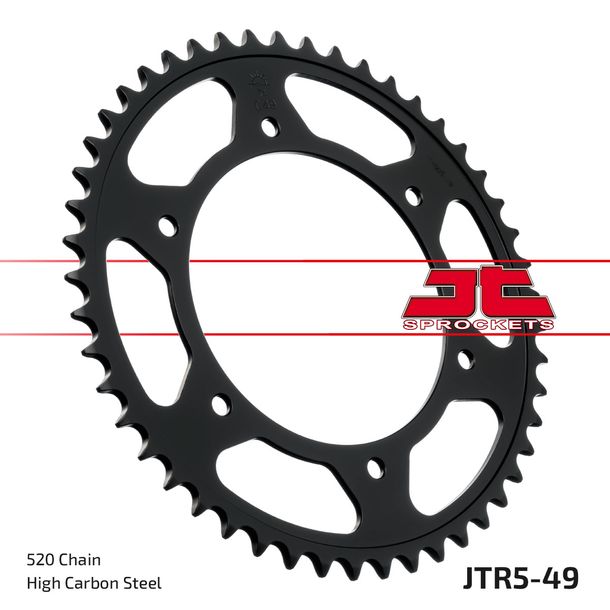 Kettenrad JT Sprockets 520 49Z Innendurchmesser 136mm Lochkreis 160mm für BMW F GS Dakar ST Twin, Aprilia Pegaso G R 310 - 650 ccm Bj. 1988 - 2022