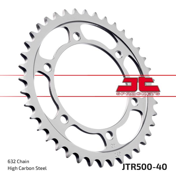 JT Sprocket 632 40Z sprocket inner diameter 136 mm bolt circle 160 mm for Kawasaki GPZ RX 1000 ccm Year 1986 - 1987