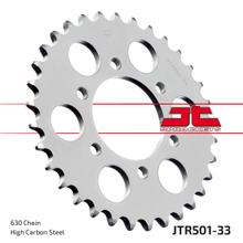 Pignone JT Sprockets 630 33Z, diametro interno 80 mm, bullone circolare 104 mm per Kawasaki GPZ Z A2 LTD Belt Drive R A1 650 - 1100 ccm Anno 1977 - 1995