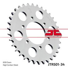 Pignon JT Sprockets 630 34Z, diamètre intérieur 80 mm, cercle de boulons 104 mm pour Kawasaki GPZ Z A2 LTD Belt Drive R A1 650 - 1100 ccm Année 1977 - 1995