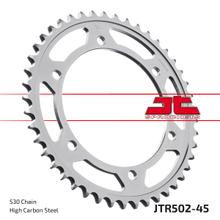 JT Sprockets 530 45Z, diametro interno 140 mm, circonferenza del bullone 160 mm per Kawasaki GPZ ZR Zephyr GPX R ZZR ZRX ZX 750 - 1100 ccm Anno 1984 - 2001